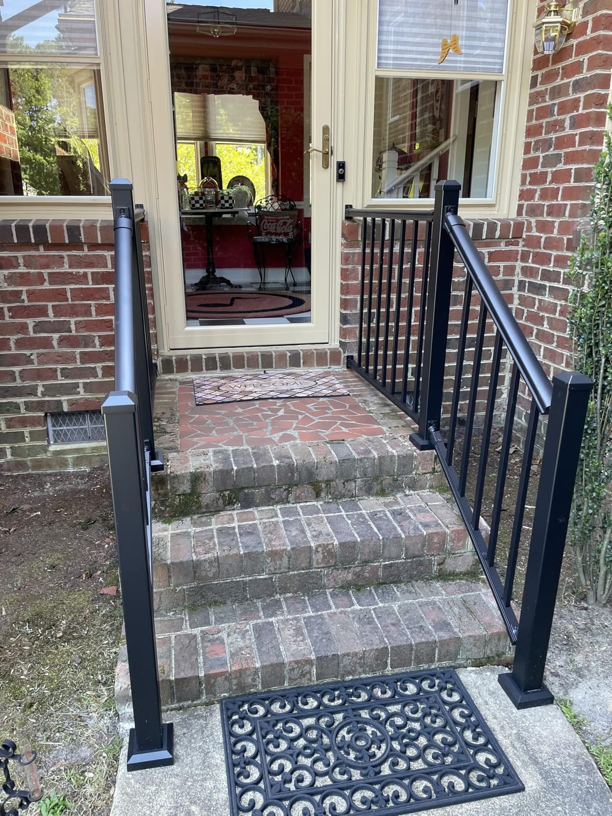 Egadis 36in x 6ft Modular Aluminum Porch and Deck Railing Kit with 2 Post customer photo 1