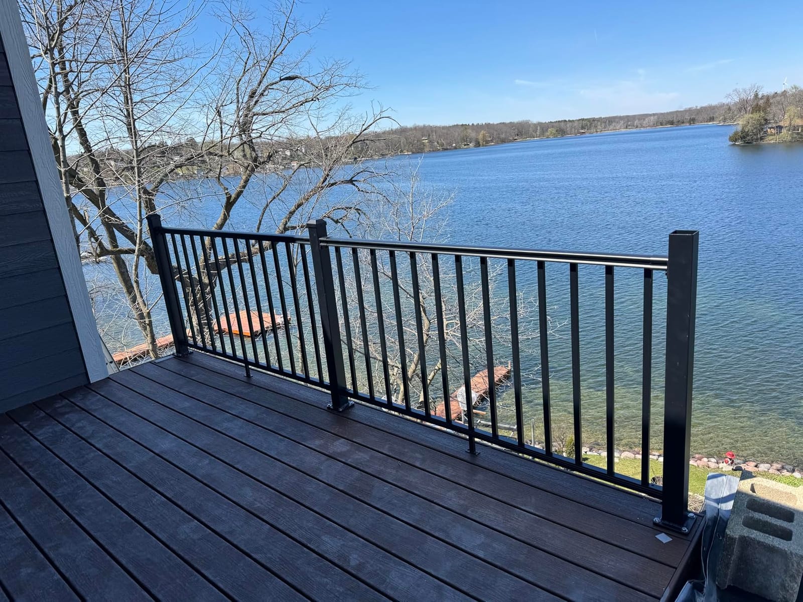 Egadis 36in x 6ft Modular Aluminum Porch and Deck Railing Kit with 2 Post customer photo 2