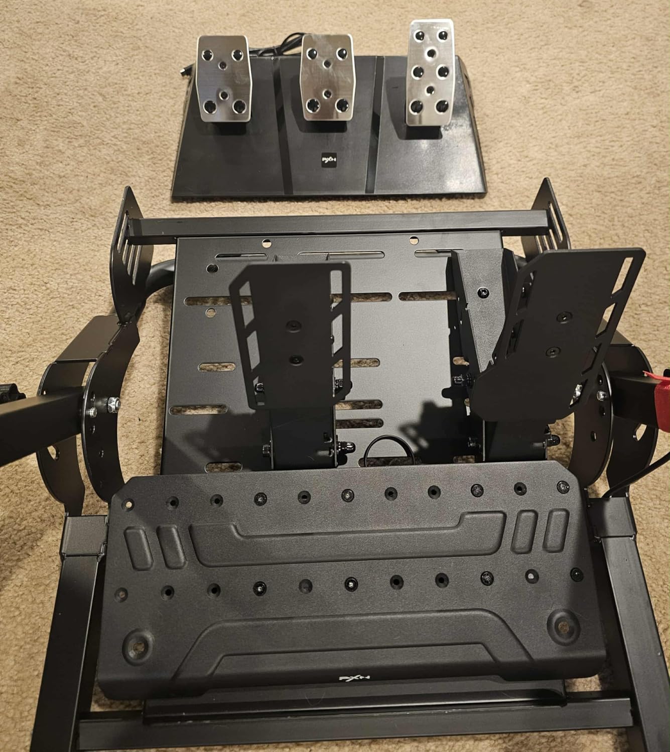 PXN PD HM Brake&Throttle Sim Racing Pedals, All-Metal 2-Pedal Set customer photo 1