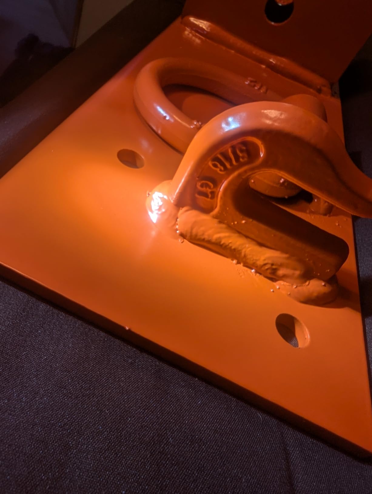 Bonbo Tractor Grab Hooks Compatible with Kubota Tractors - Bolted on Compact Tractor Bucket Grab Hooks with D Rings and 2