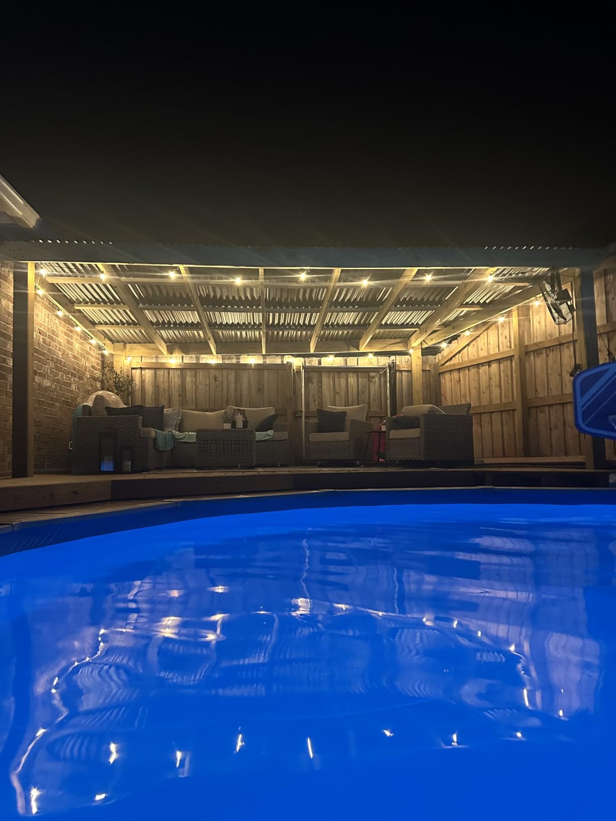 addlon Outdoor String Lights 100FT G40 with Remote 54 LED Shatterproof Bulb customer photo 1