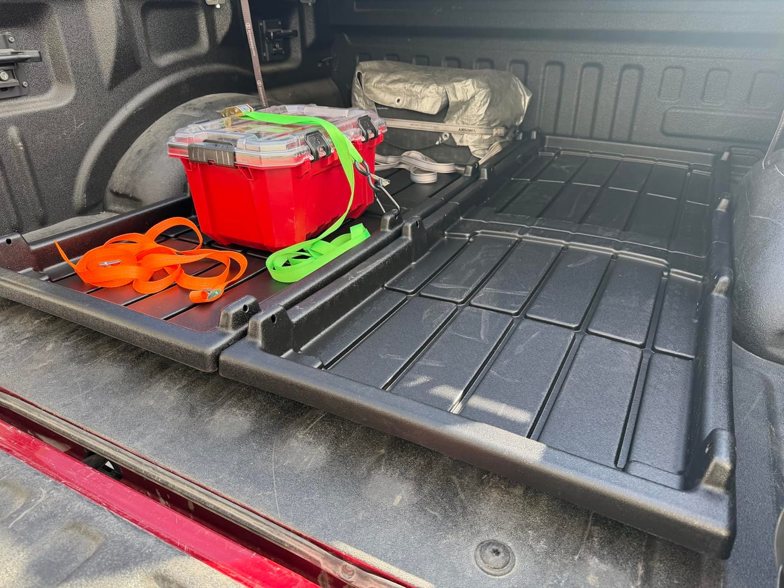 Slide-Out Truck Bed Cargo Tray HDPE Lightweight (5.2FT+ Bed ONLY) customer photo 1
