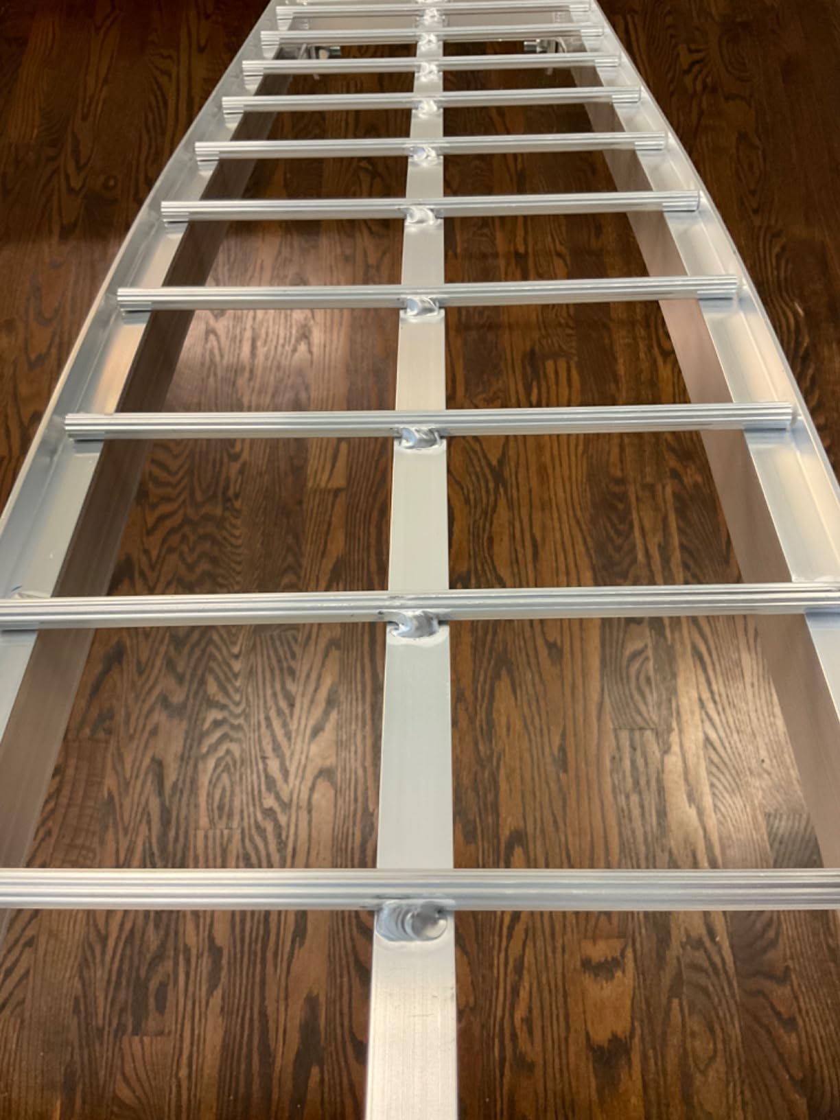 7.5FT Aluminum Loading Ramps, 1800 lbs Max Capacity, Folding Ramps for Pickup Truck & Trailer with Load Straps, for Loading Motorcycles, ATVs, Lawn Mowers, and Small Vehicles, 90