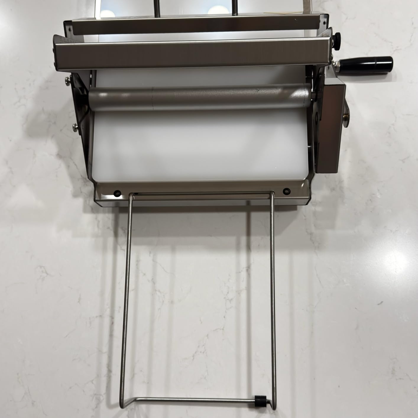 40.9''x15.5'' Folding Dough Sheeter,Manual Stainless Steel Dough Machine customer photo 1