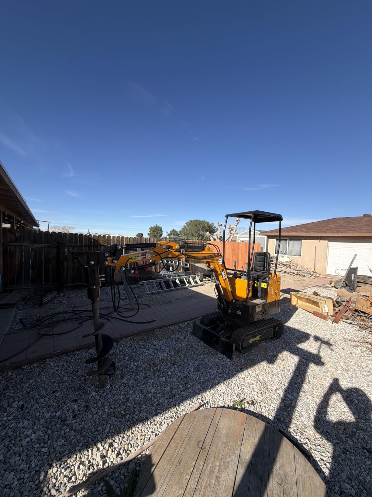MS10H 1 Ton Mini Excavator with 13.5HP EAP B&S Gas Engine, Hydraulic Thumb, 3-Way Flow Control Valve, Compact Crawler Digger for DIY Landscaping, Includes Delivery & Unloading Service customer photo 1