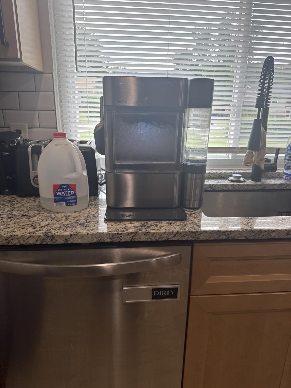 GE Profile Opal 2.0 Ultra Nugget Ice Maker with Scale Inhibiting Filter, Scoop Included, 38 lbs in 24 Hours, Pellet Ice Machine with WiFi & Smart Connected, Stainless Steel customer photo 2