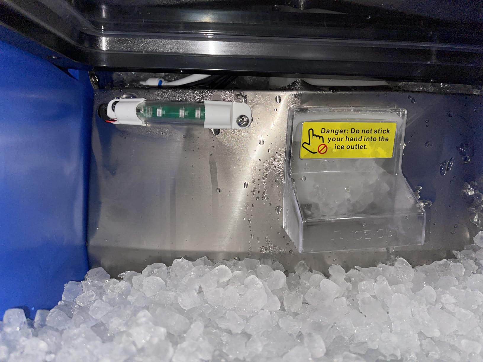 110 lbs Commercial Ice Maker Undercounter Built-in Freestanding Self-Clean customer photo 2