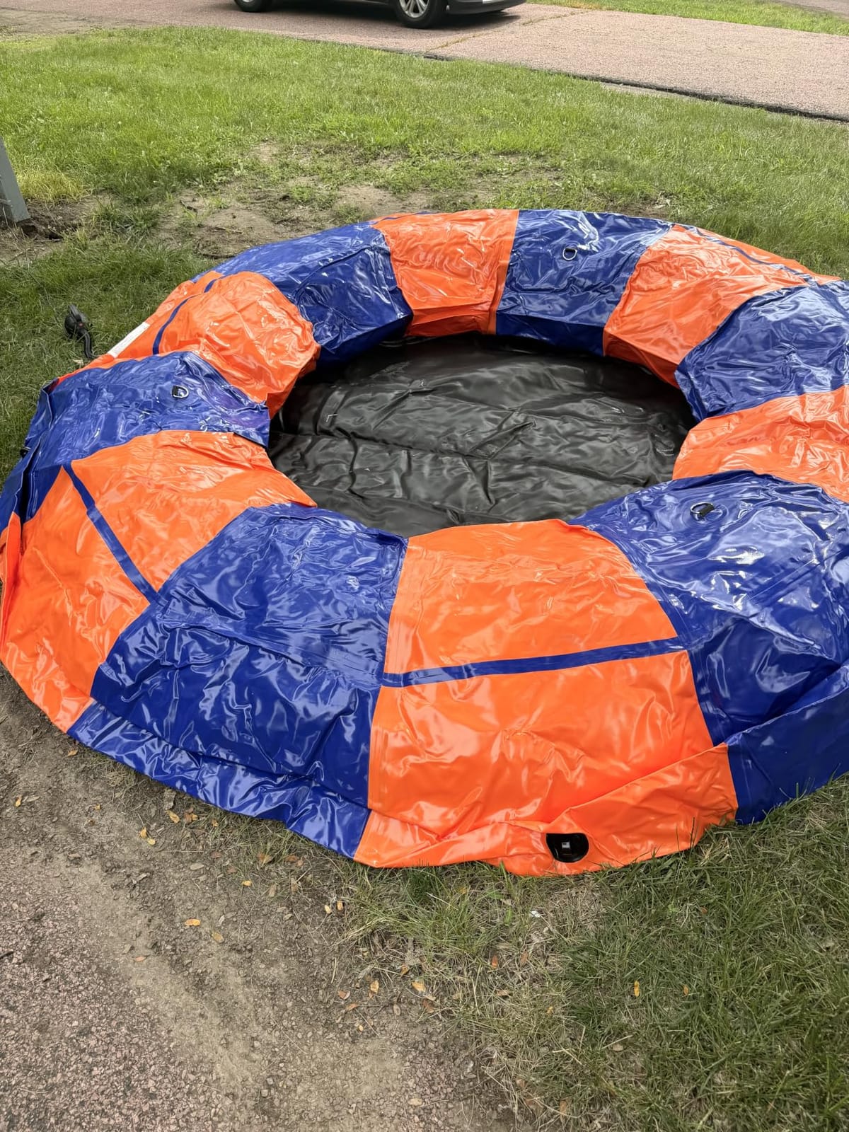 Inflatable Water Trampoline, 10FT Floating Platform for Lakes, Ponds, and Pools with Rope Ladder & Electric Pump for Quick Setup, Great for Kids & Adults customer photo 2