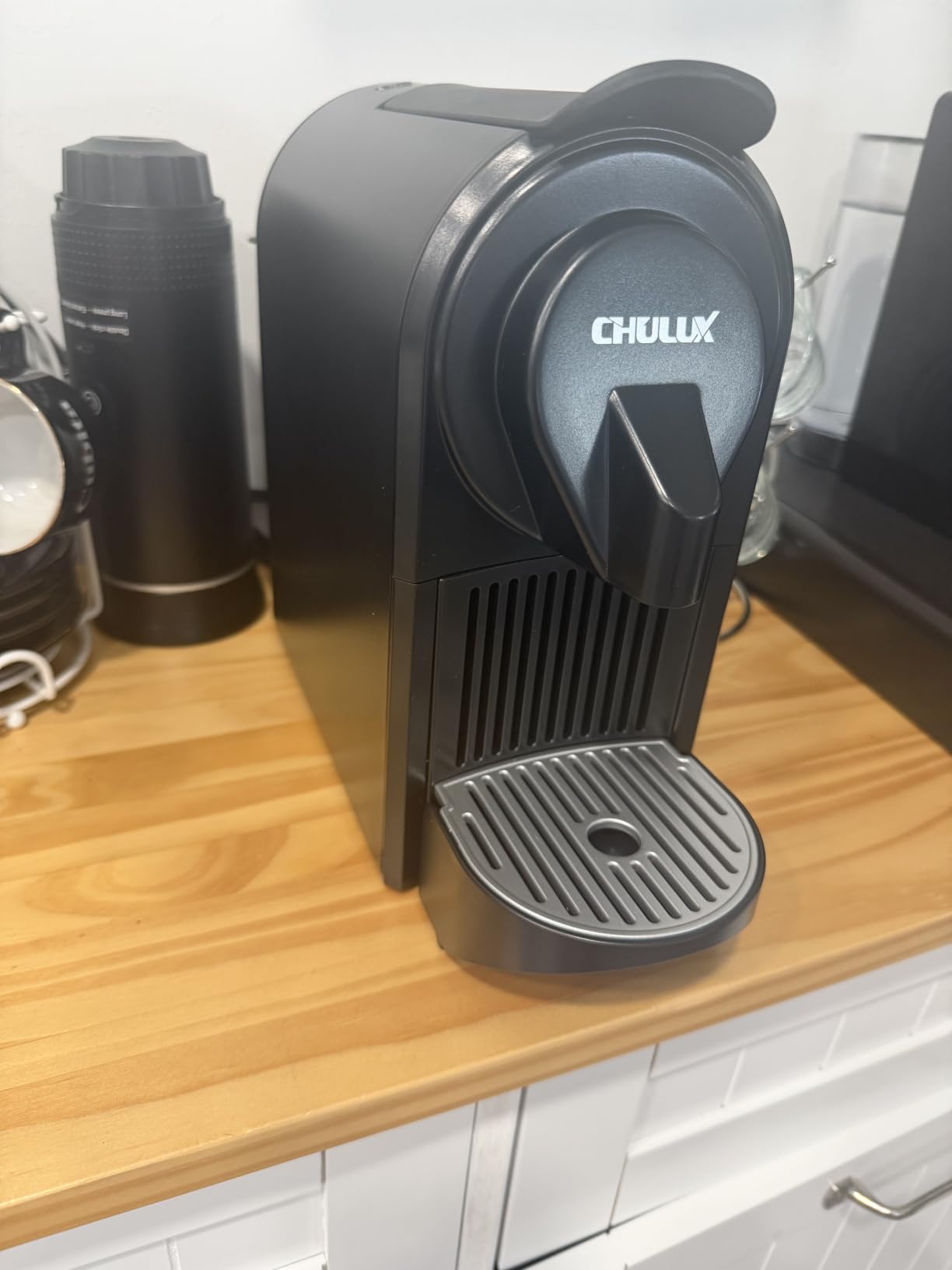 CHULUX Bafè-Pro Single Serve Espresso Machine for Nes Original Pods, Black customer photo 1