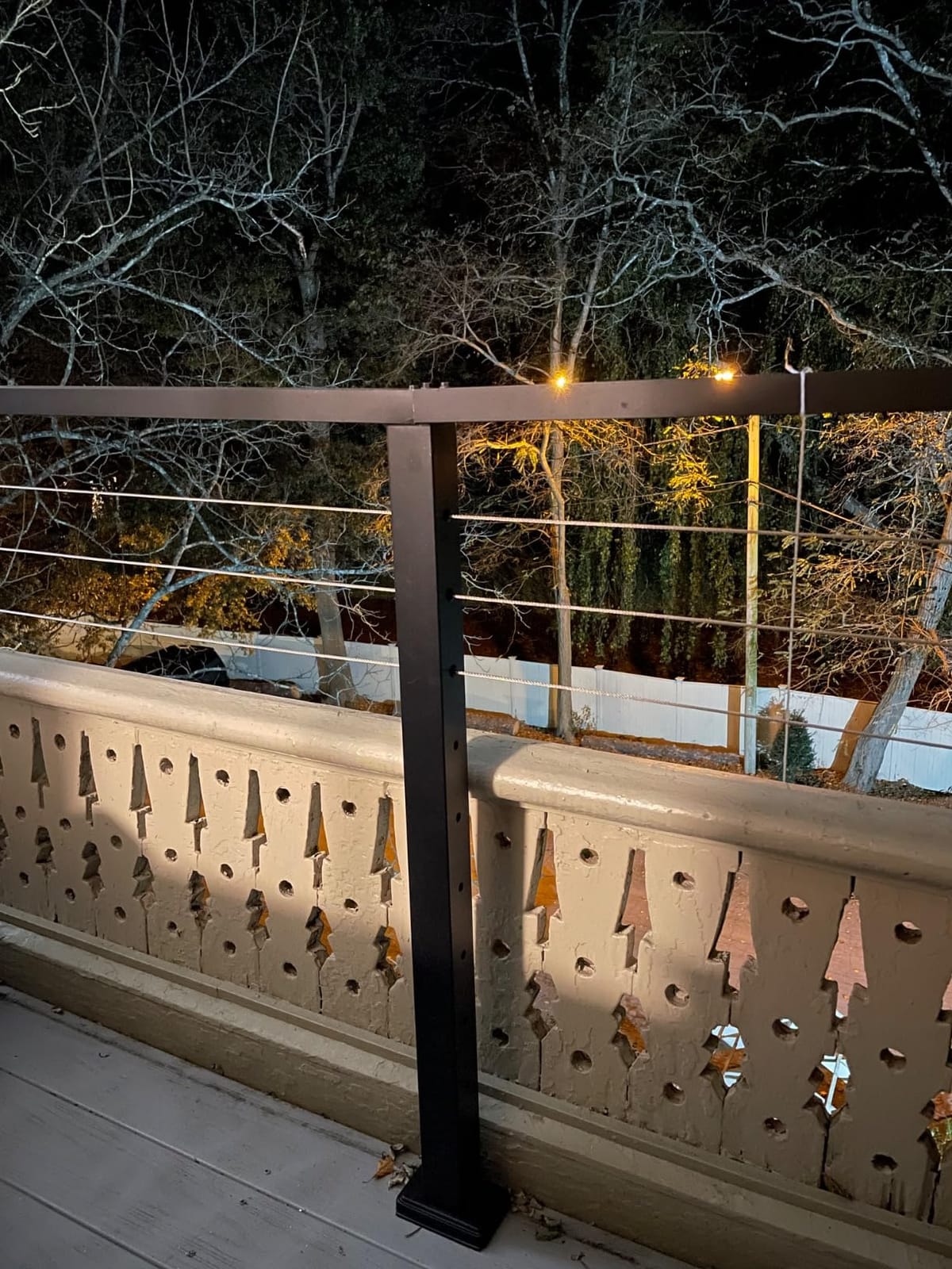 12ft-16ft Modular 42in Cable Railing System for Deck with Handrail customer photo 2
