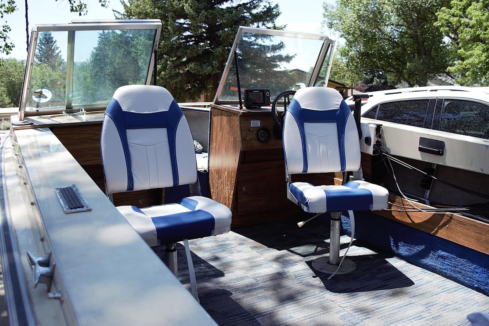 Boat Seats 2 Pack, Folding High Back Seat for Jon Fishing Bass Boat customer photo 1