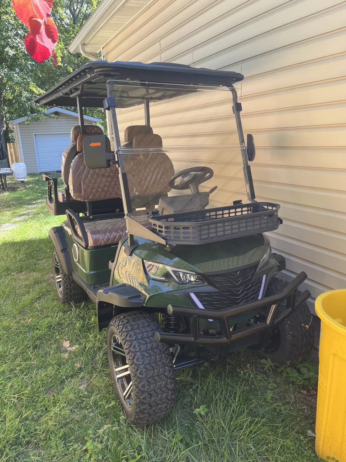 4-Seater Electric Golf Cart with 5KW Motor 20 MPH Top Speed 44 Mile Long Range 60V, Advanced Suspension, Rear & Front Storage, IPS Display, Quick Charging for Recreational, Park, Hotel Shuttle customer photo 1