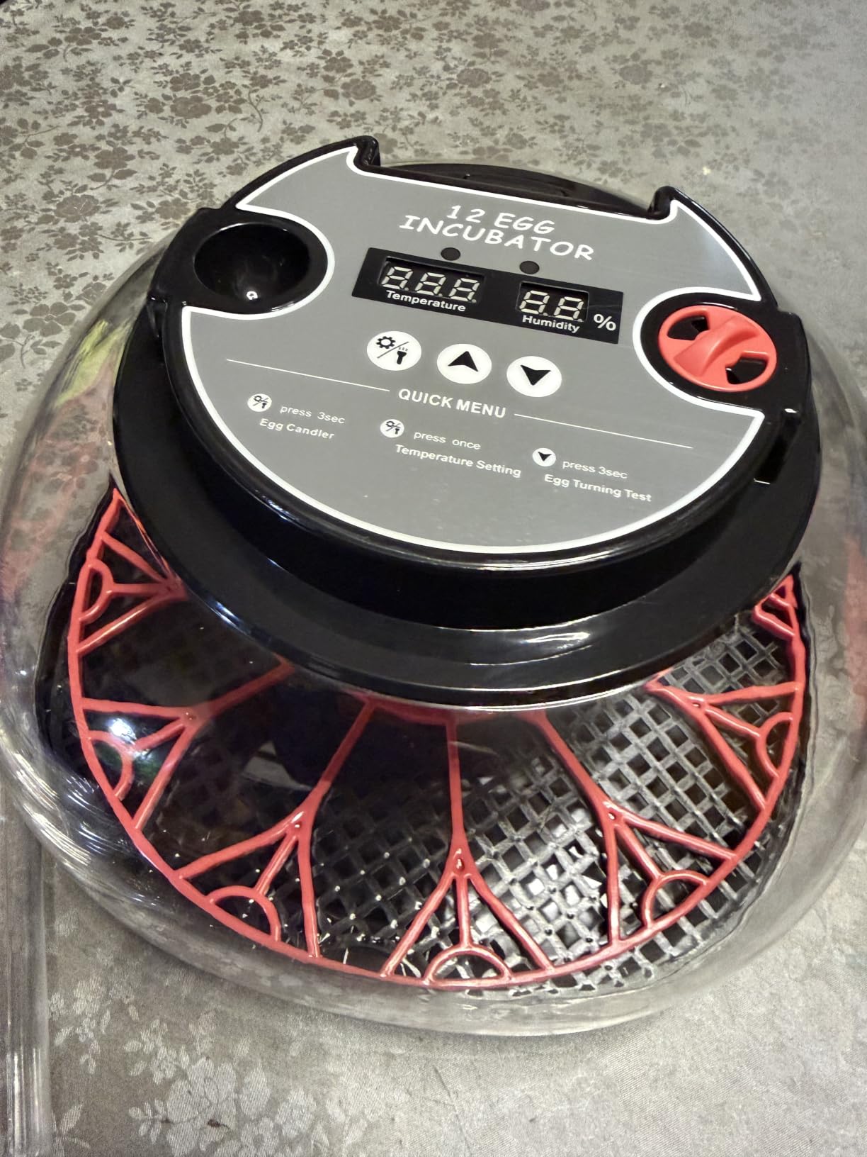 Egg Incubator for Hatching Eggs, 12 Egg Capacity, One-Touch Smart Hatching customer photo 2