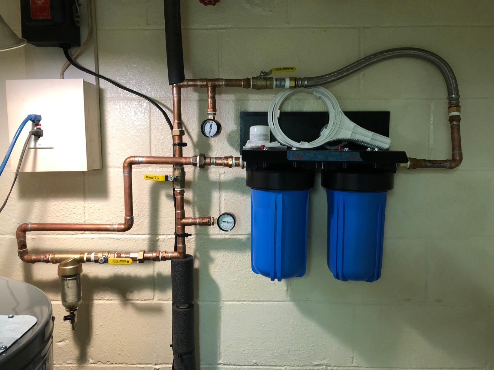 iSpring WGB21B-KSNC Whole House Water Filter System, SGS-Tested to Remove up to 94.4% of Chloramine, 5-Layer Filtration Reduces Heavy Metals, Lead, Chlorine, Sediment, VOC, 10” x 4.5” Filters customer photo 2