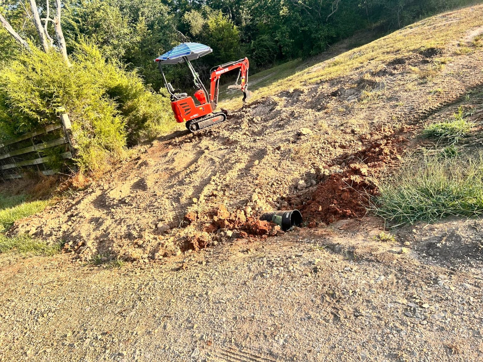 1.2 Ton Mini Excavator with 8in Earth Auger, 4 Attachments & Canopy customer photo 2