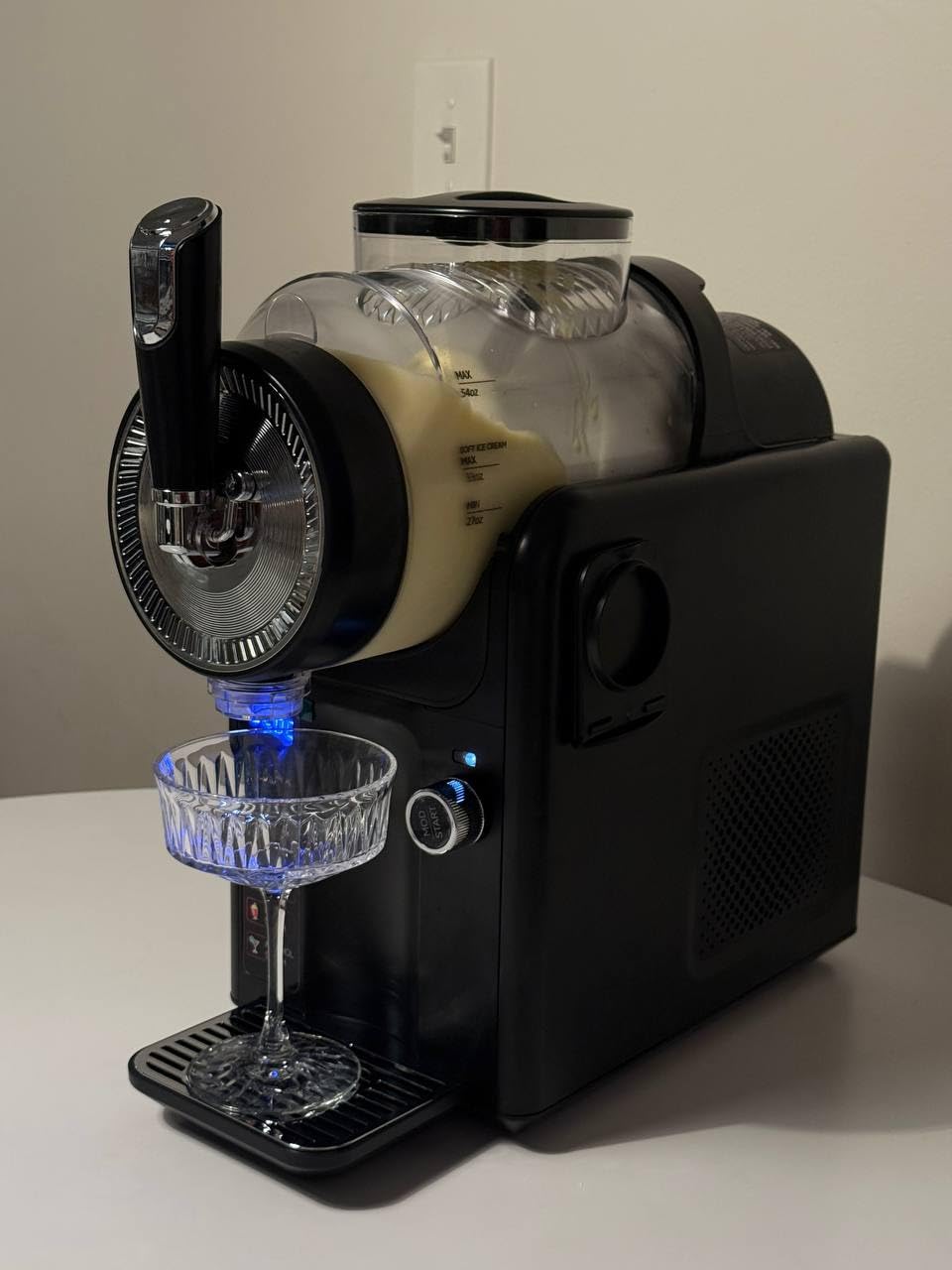 SYINTAO Slushie Machine for Home, No Ice Needed, Soft Serve Ice Cream Maker customer photo 1