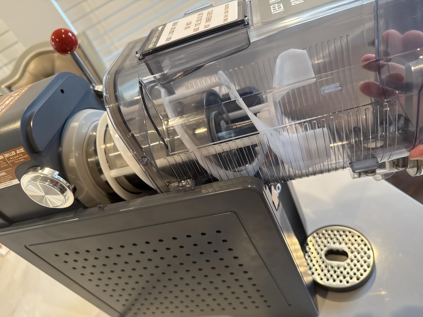 SYINTAO Slushie Machine for Home, No Ice Needed, Soft Serve Ice Cream Maker customer photo 2