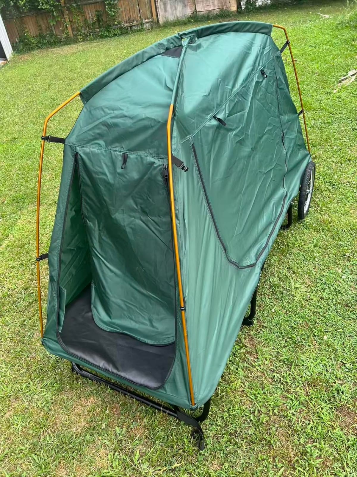 eBike Trailer Tent, Camping Camper, Rainfly, PU3000, 300 lbs Load customer photo 2