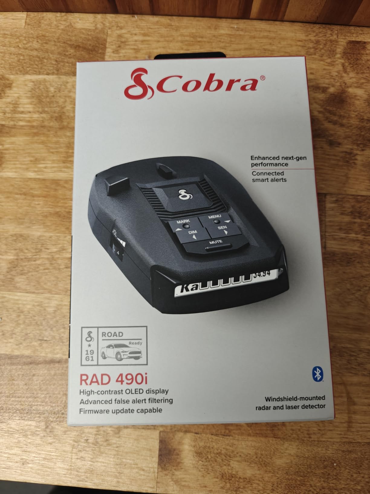 Cobra RAD 490i Laser Radar Detector, New Model with Long Range Detection customer photo 1