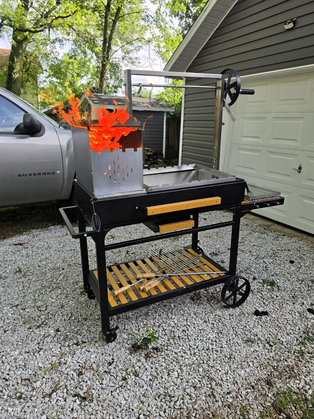 Brand-Man Santa Maria Grill Argentine with Brasero customer photo 2