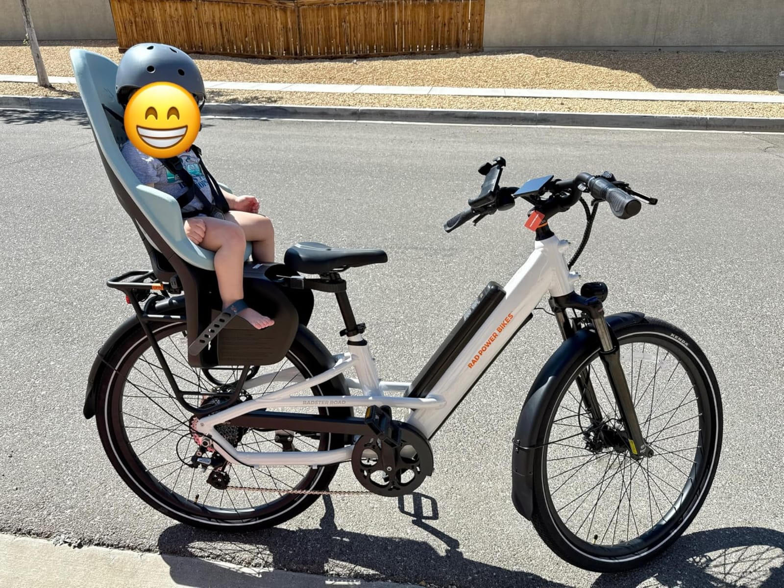 Thule Yepp 2 Mounted Child Bike seat, Adjustable footrests, 5-Point Harness and Easy to Mount Design customer photo 1