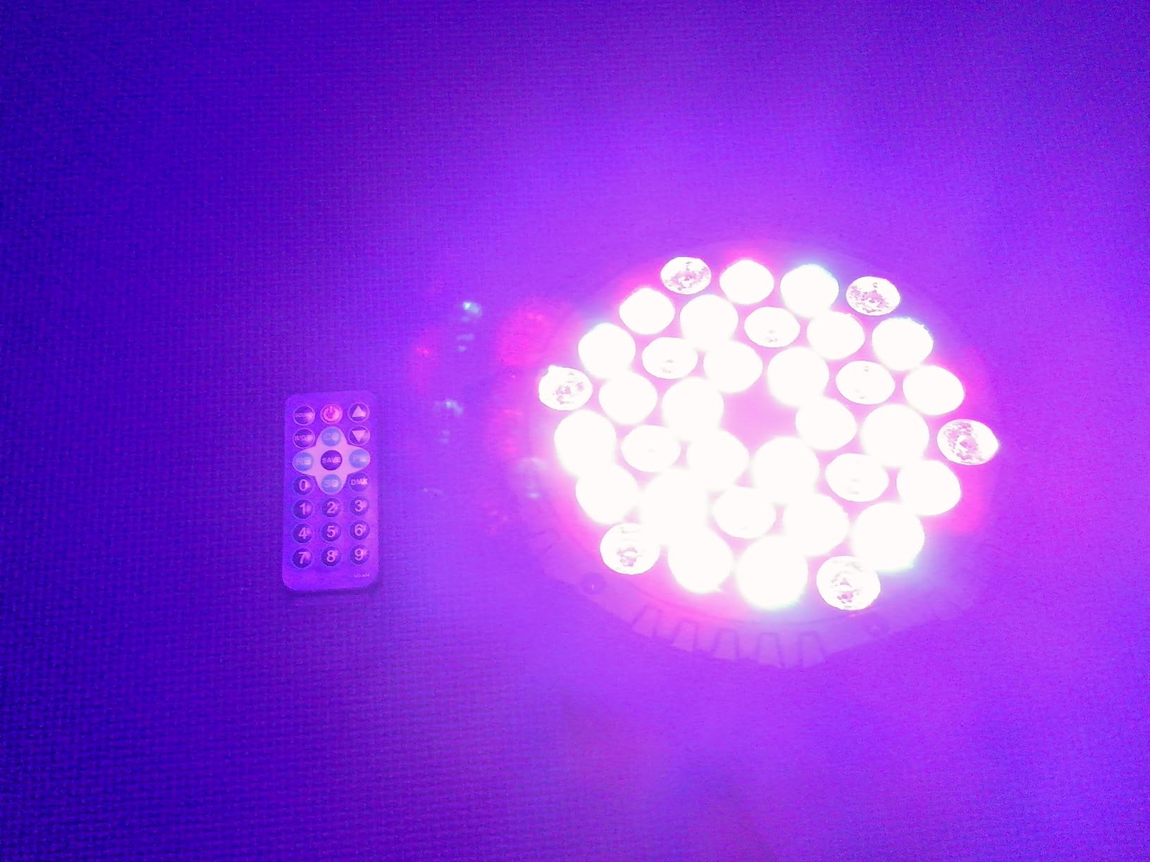 LED Stage Lights 8Pack - Czgor 36W RGB DJ Par Light for Party, Remote & DMX customer photo 2
