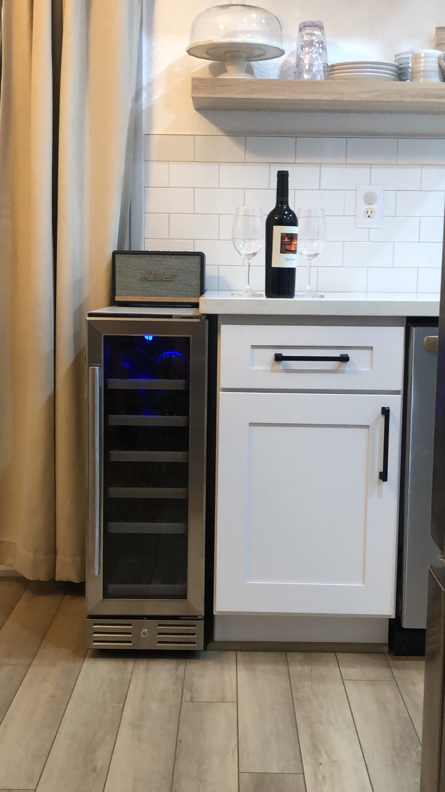 Kalamera Wine and Beverage Refrigerator, 24 Inch Dual Zone Wine Cooler customer photo 2