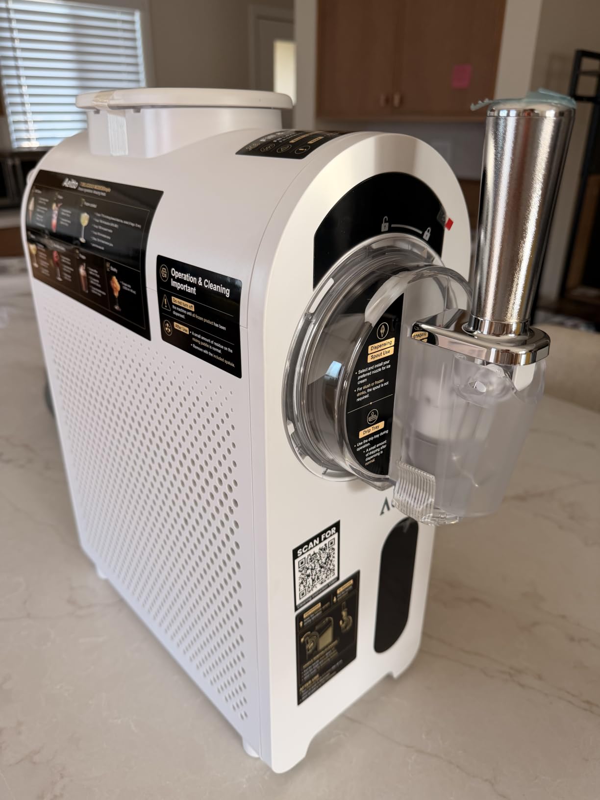 Ice Cream Maker & Slushie Machine Soft Serve Ice Cream Machine 7 Presets customer photo 2