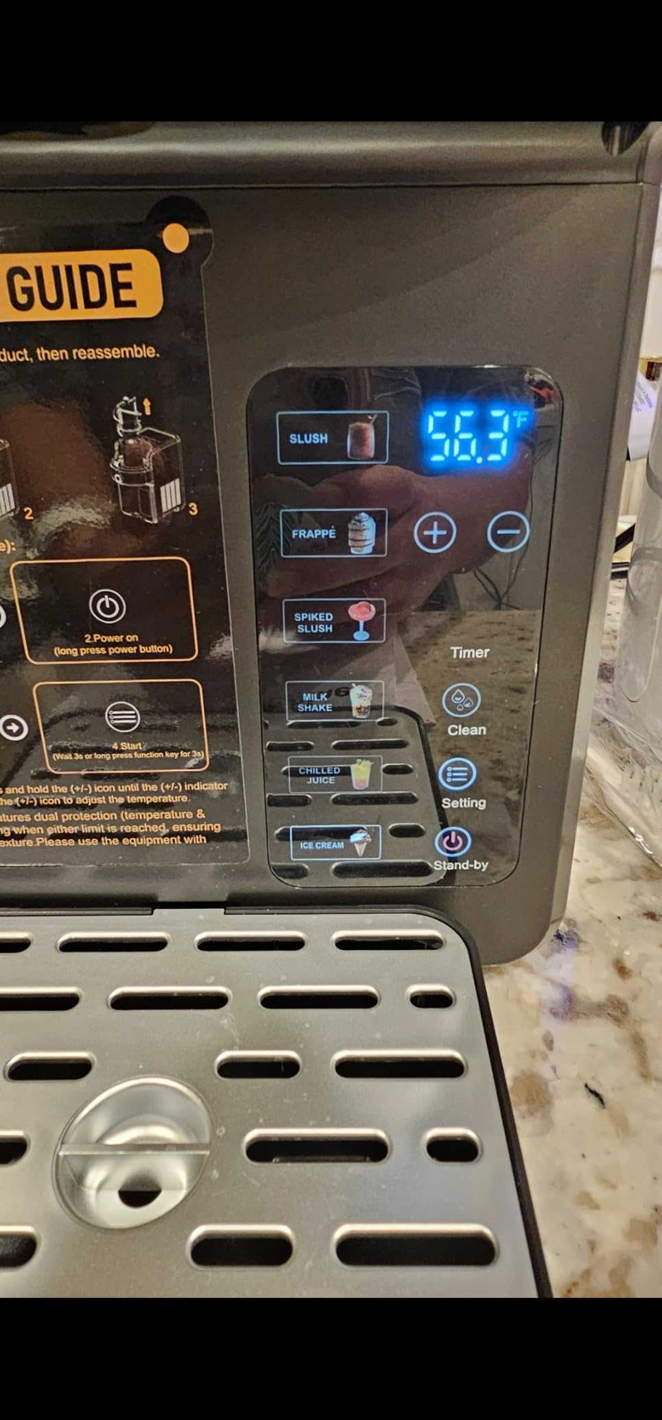 2-in-1 Slushie Machine & Soft Serve Ice Cream Maker with 6 Presets customer photo 1