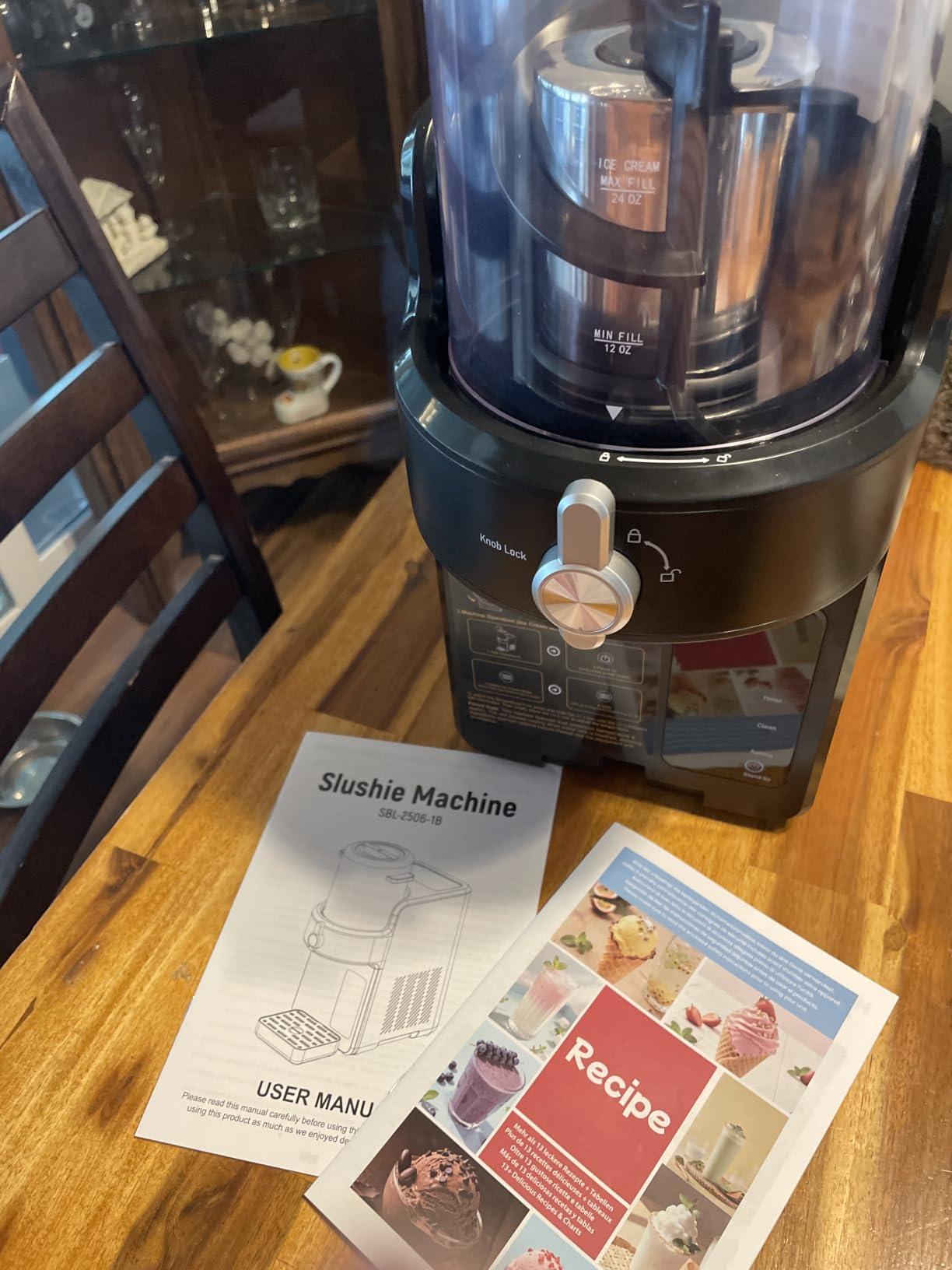 2-in-1 Slushie Machine & Soft Serve Ice Cream Maker with 6 Presets customer photo 2