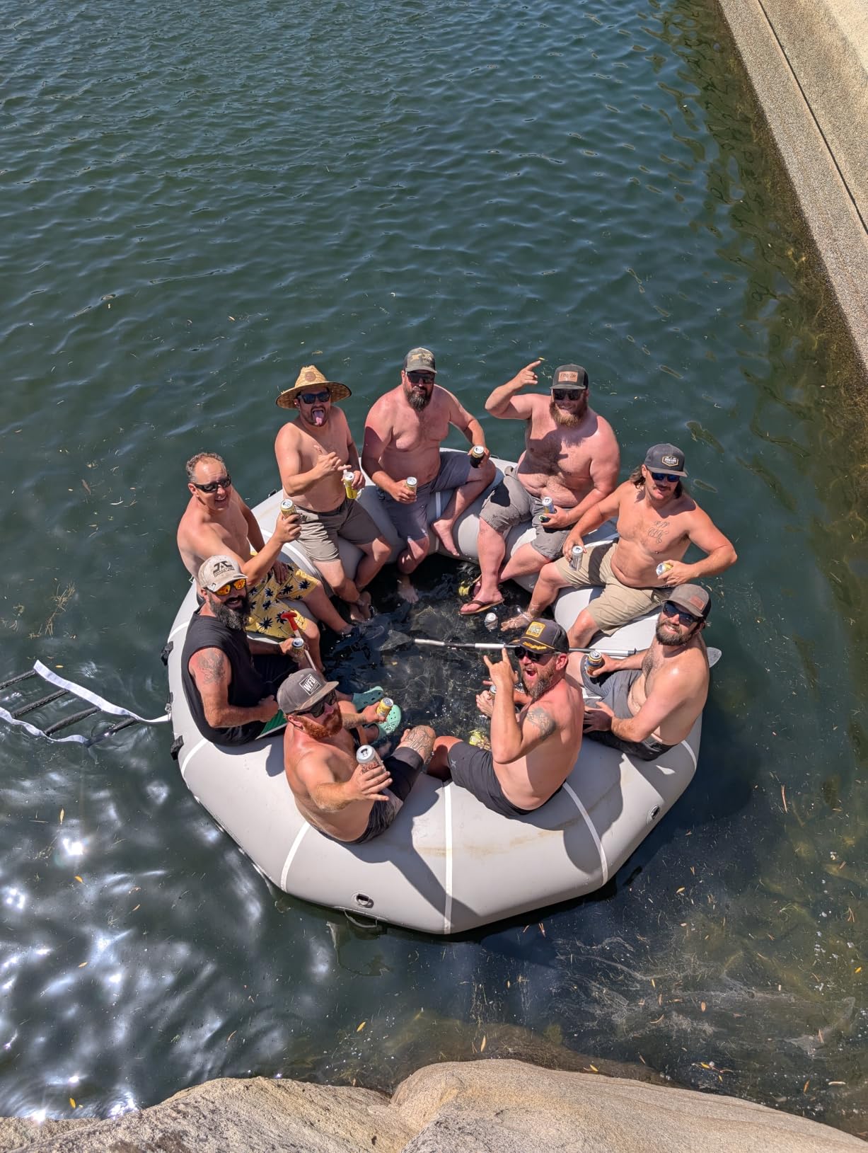 Water Trampoline for Lake, Inflatable Bouncer with Electric Pump & Rope Ladder, Heavy Duty Floating Swim Platform for Adults and Youth, Summer Lake Island customer photo 1