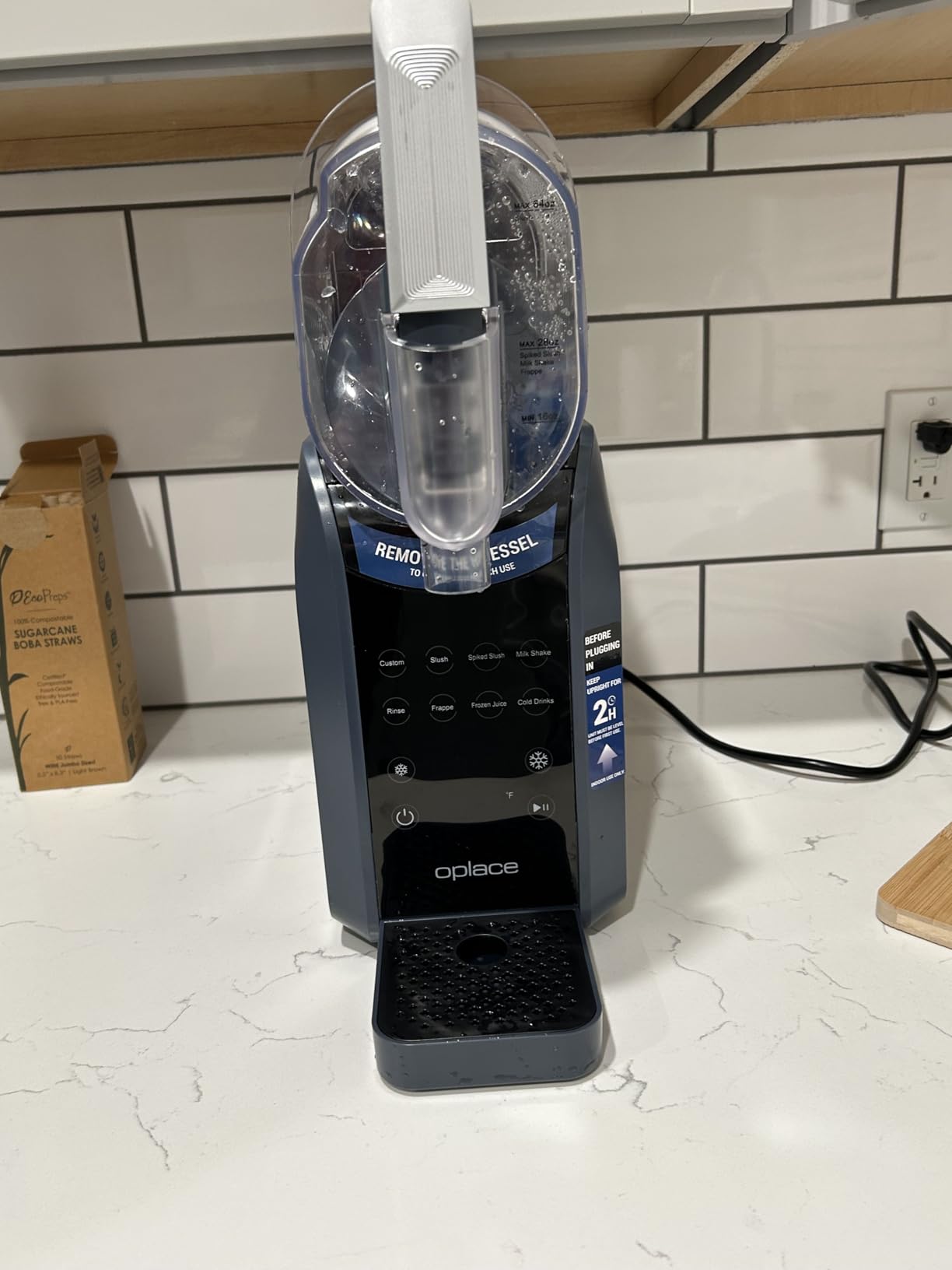 7-in-1 Slushie Machine & Soft Serve Ice Cream Maker,88oz with No Ice Needed,Slushy Machie for Home,Frozen Drink,Margarita,Cocktail,Daiquiri,Frappe,Milkshake,and More Smoothie customer photo 2
