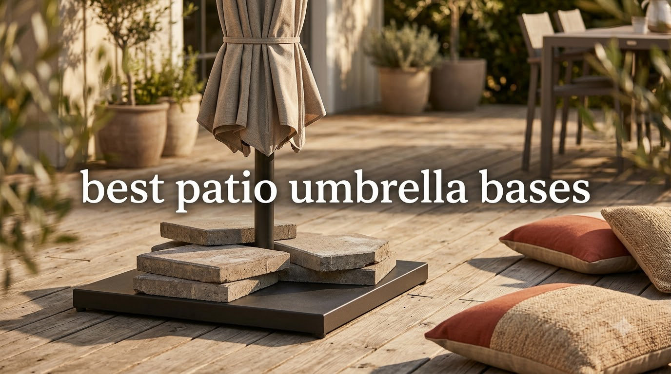 best patio umbrella bases