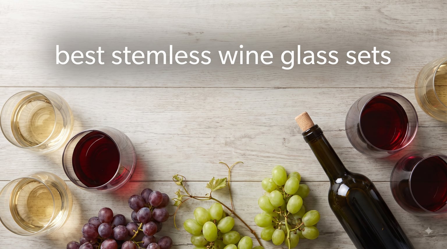 best stemless wine glass sets