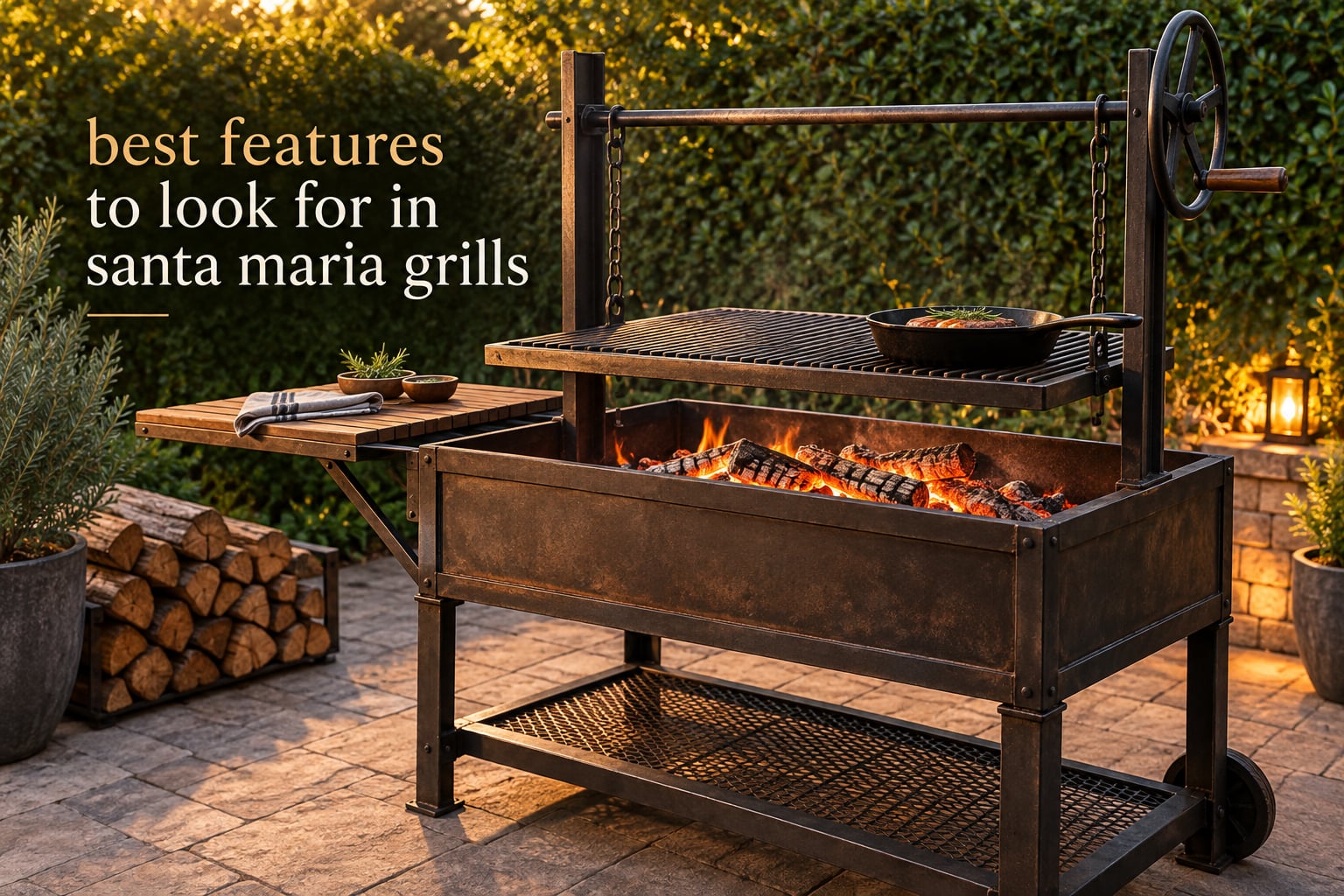 best features to look for in santa maria grills