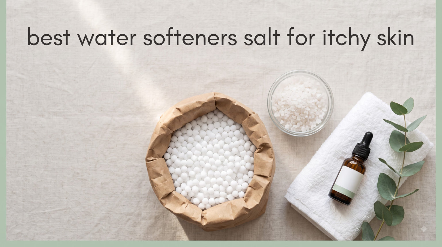 best water softeners salt for itchy skin