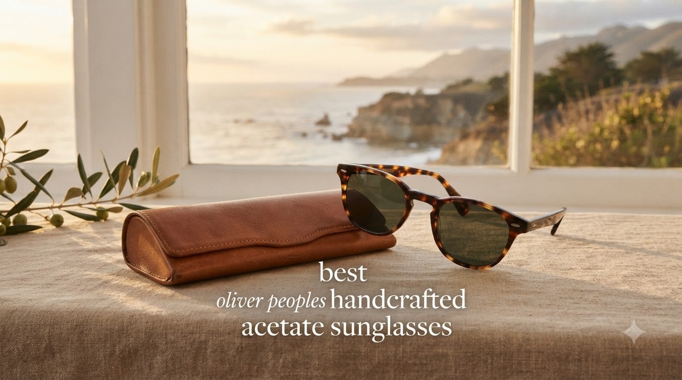 best oliver peoples handcrafted acetate sunglasses