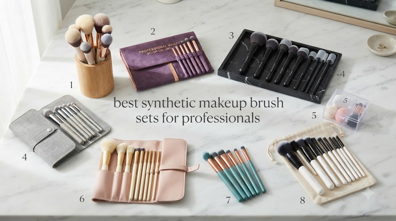 best synthetic makeup brush sets for professionals