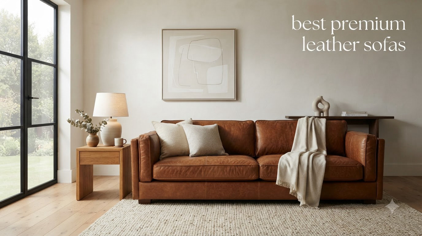 best premium leather sofas