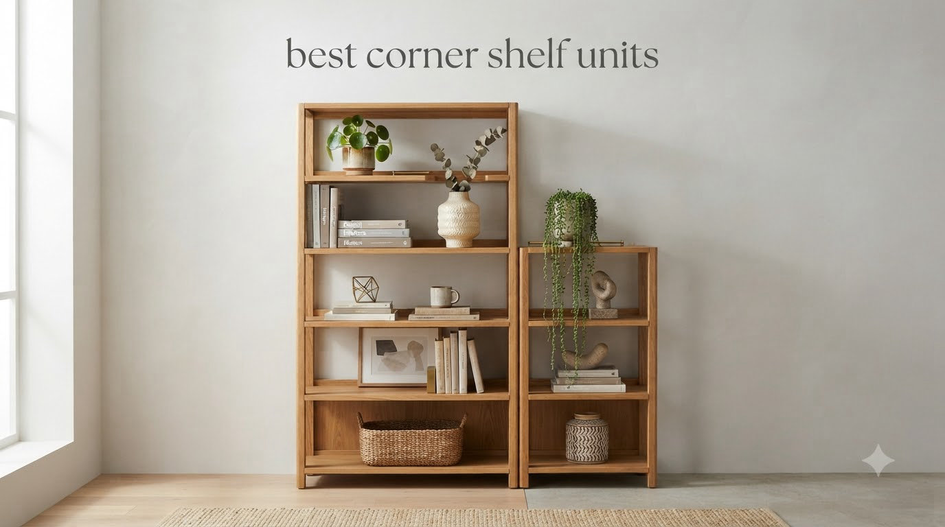best corner shelf units