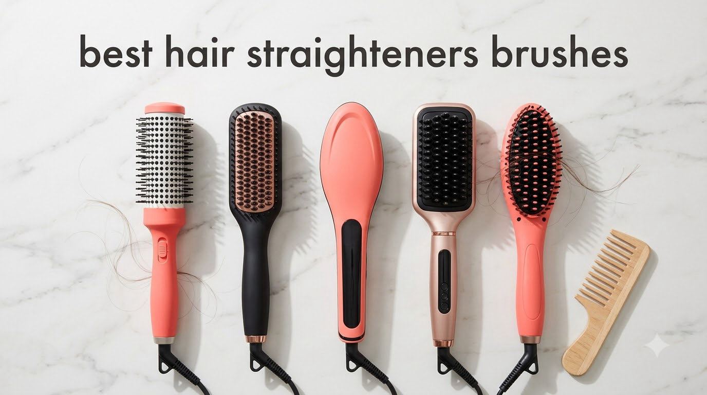 best hair straighteners brushes
