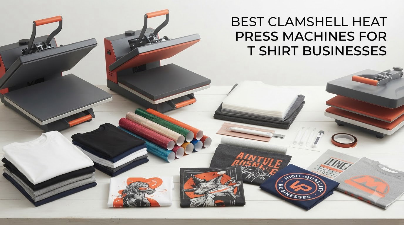 best clamshell heat press machines for t shirt businesses