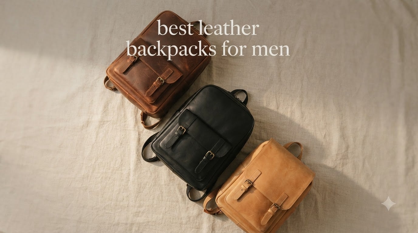 best leather backpacks for men