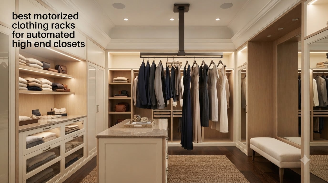 best motorized clothing racks for automated high end closets