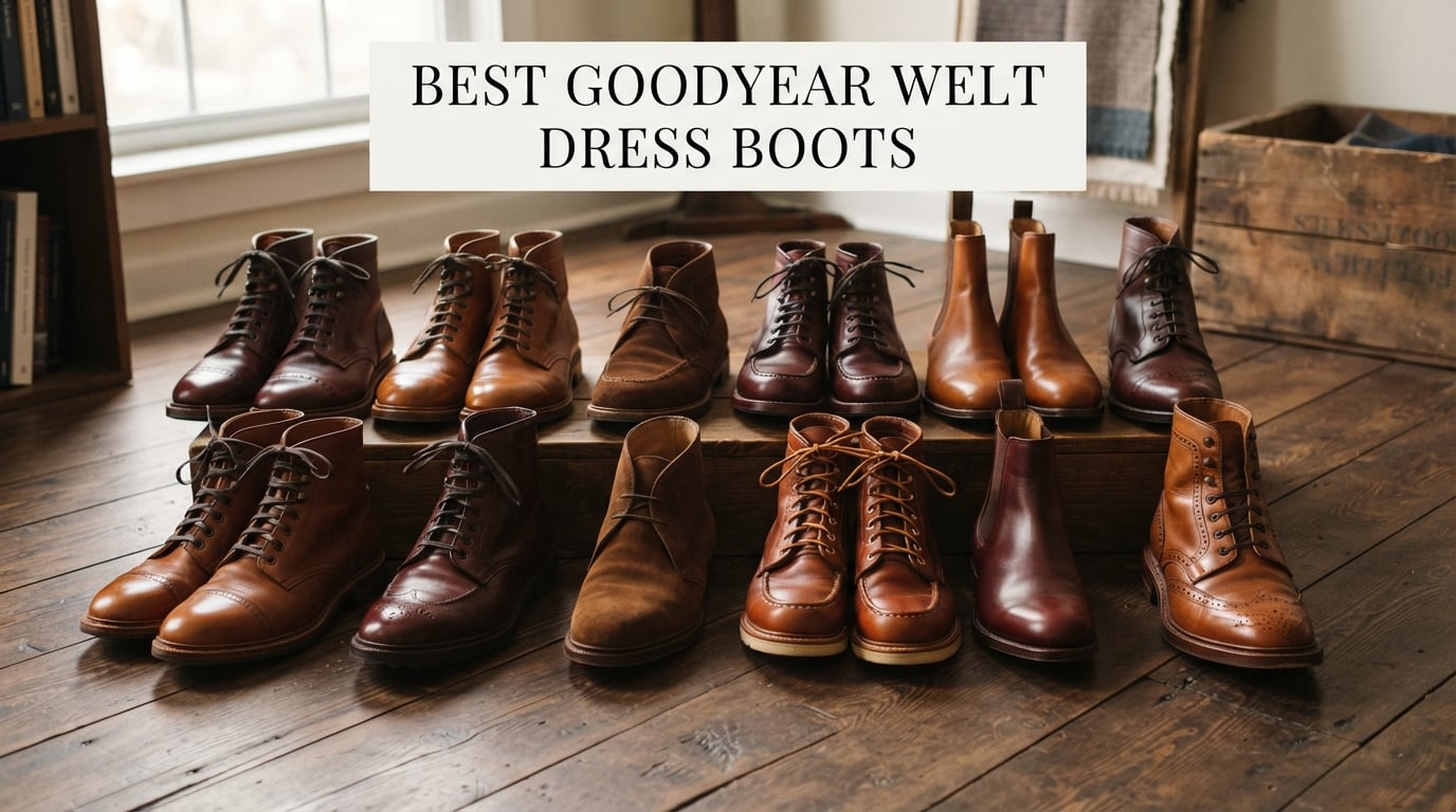 best goodyear welt dress boots