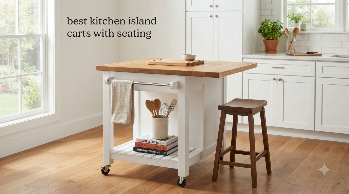best kitchen island carts with seating