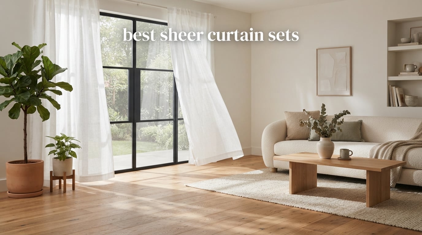 best sheer curtain sets