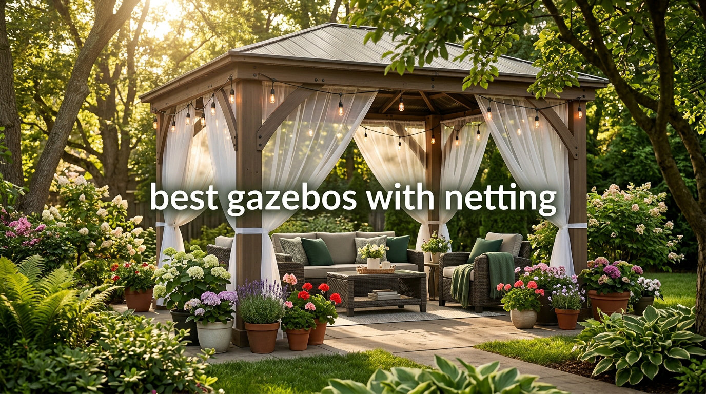 best gazebos with netting