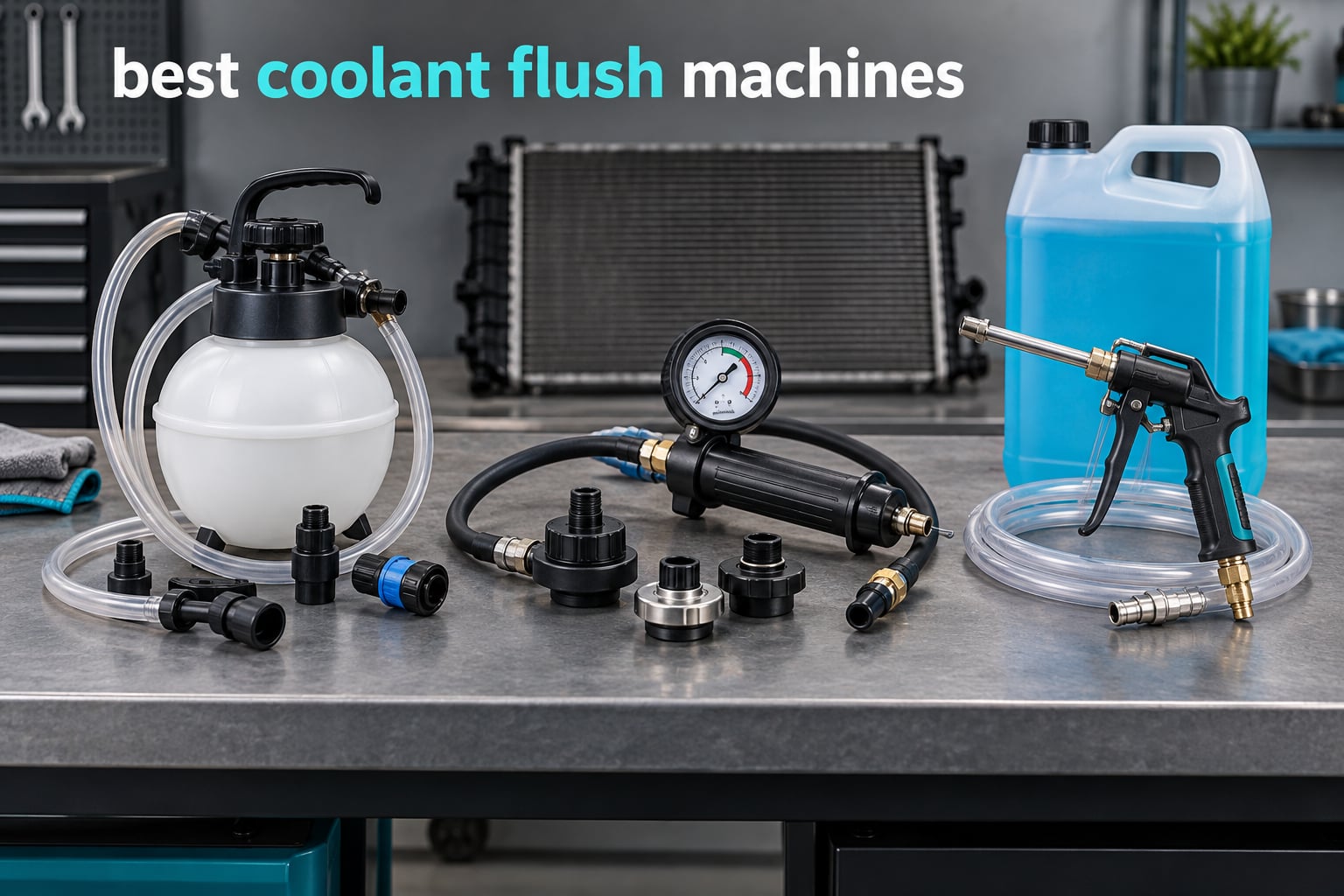 best coolant flush machines