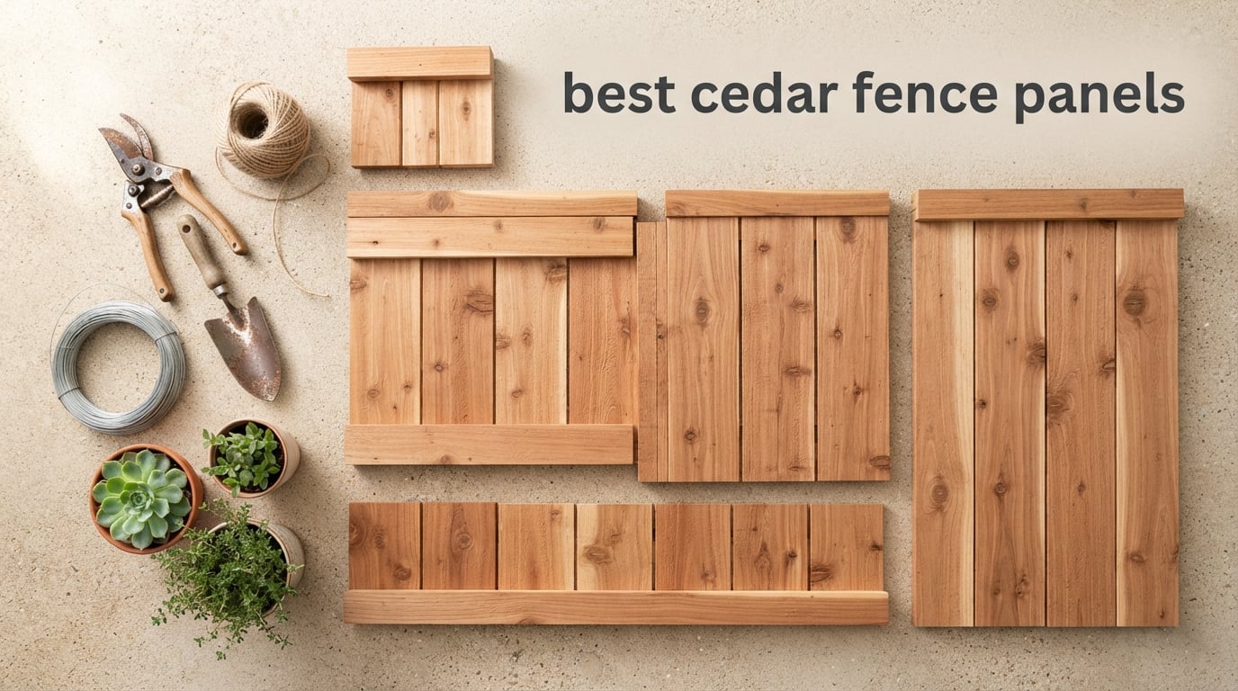 best cedar fence panels